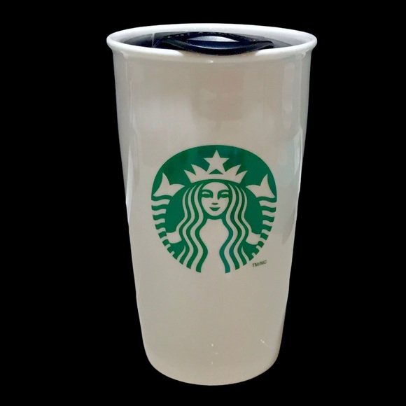 Starbucks Other - Starbucks Ceramic “Paper Cup” Tumbler 12 Oz.